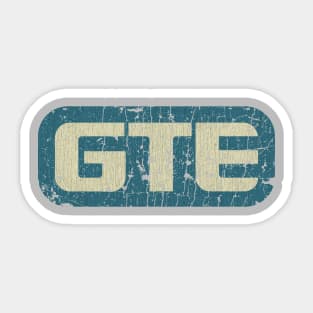 General Telephone & Electronics Corp. (GTE) 1934 Sticker